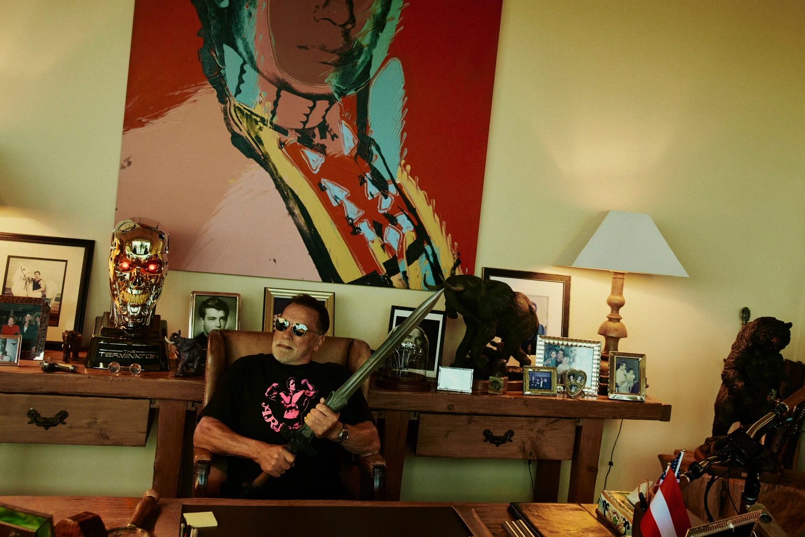 Arnold Schwarzenegger photographed by Austin Hargrave