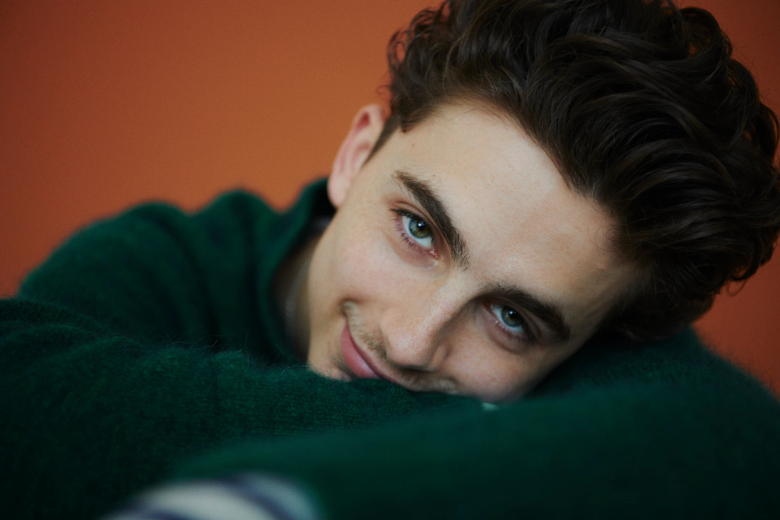 Timothée Chalamet photographed by Austin Hargrave for Time, 