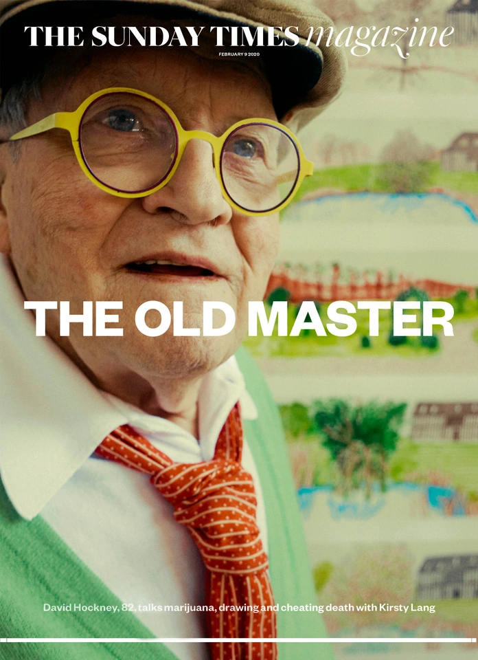 David Hockney photographed by Austin Hargrave