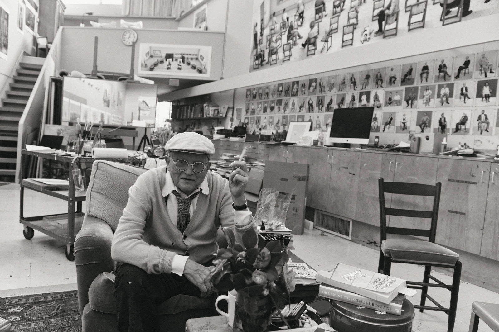 David Hockney photographed by Austin Hargrave