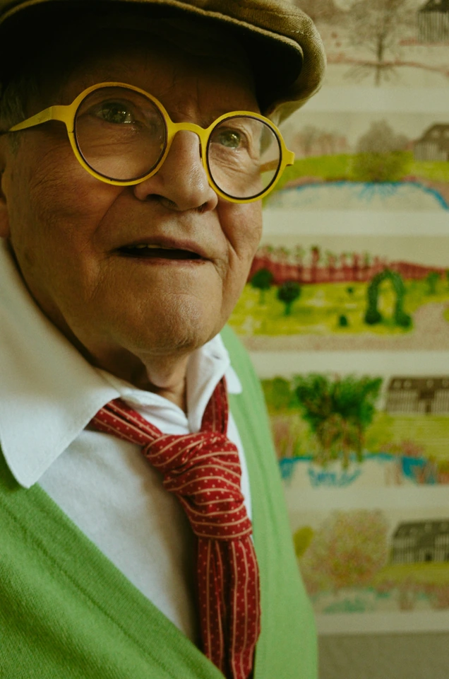 David Hockney photographed by Austin Hargrave