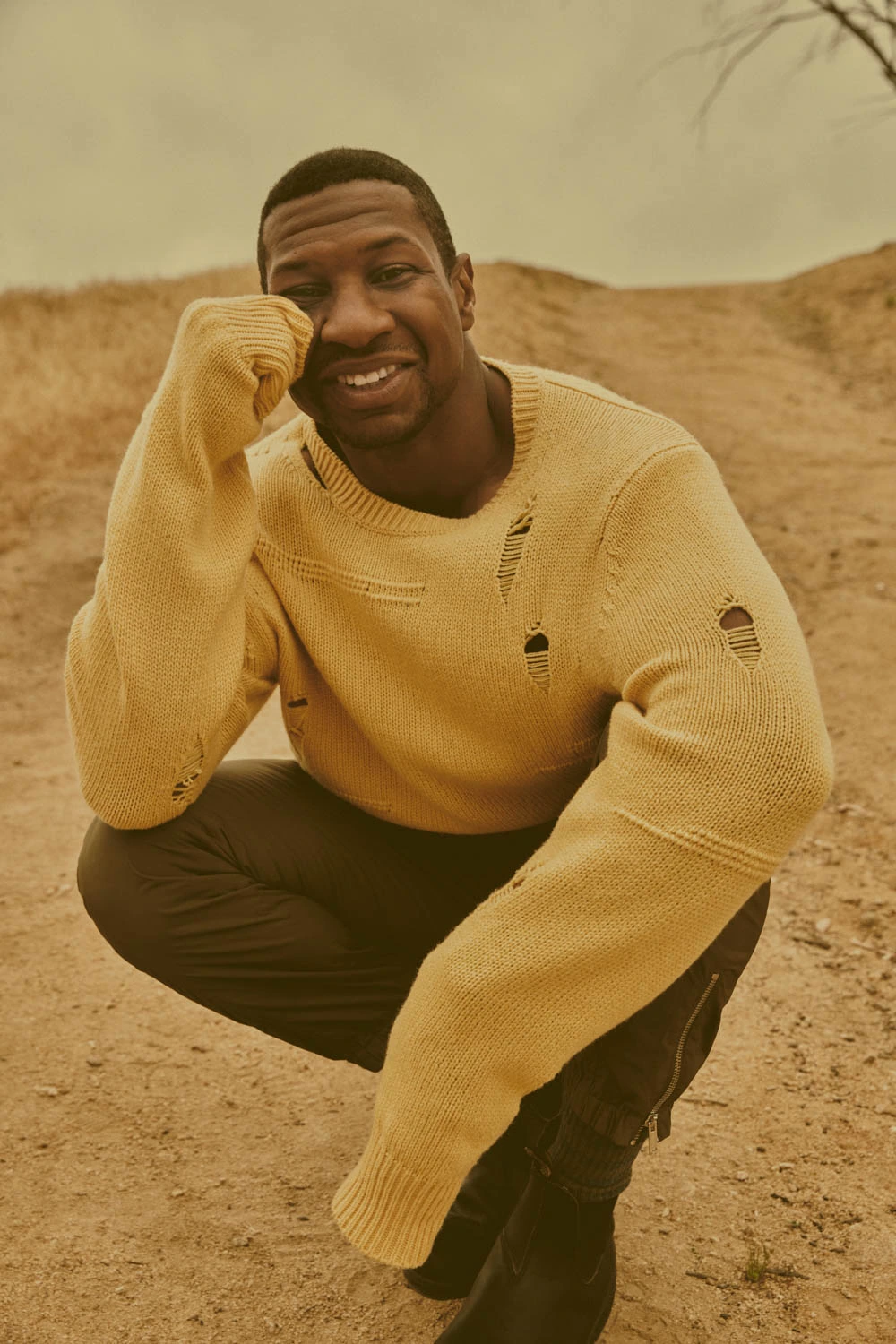 Jonathan Majors photographed by Austin Hargrave