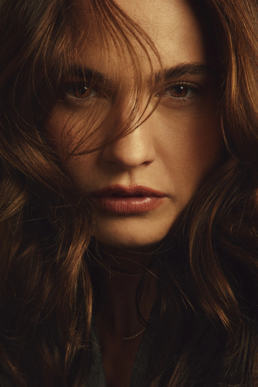 Lilly James photographed by Austin Hargrave