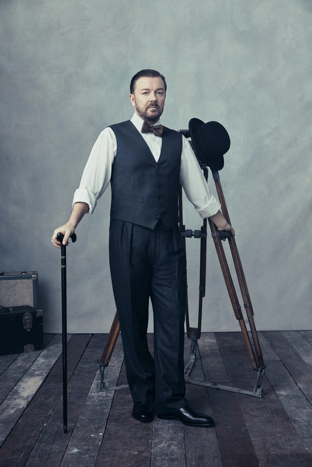 Ricky Gervais photographed by Austin Hargrave