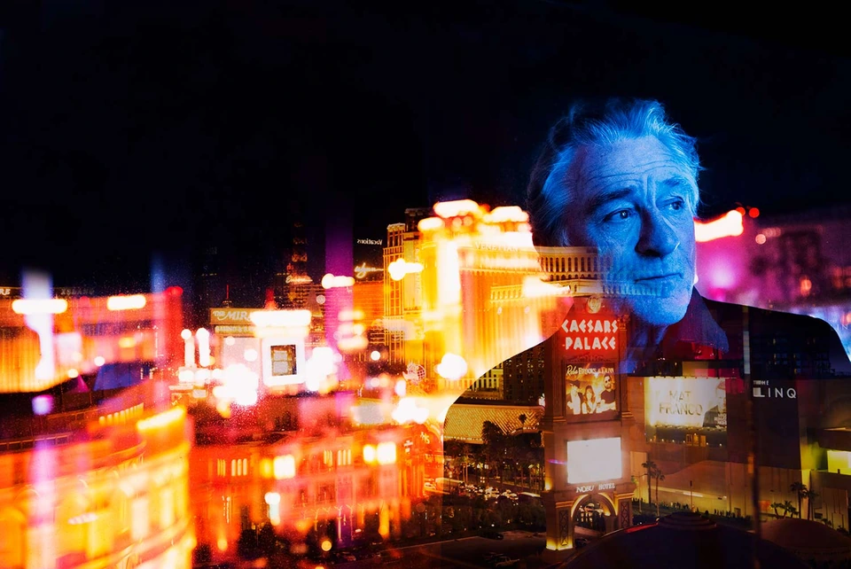 Robert DeNiro photographed by Austin Hargrave in Las Vegas