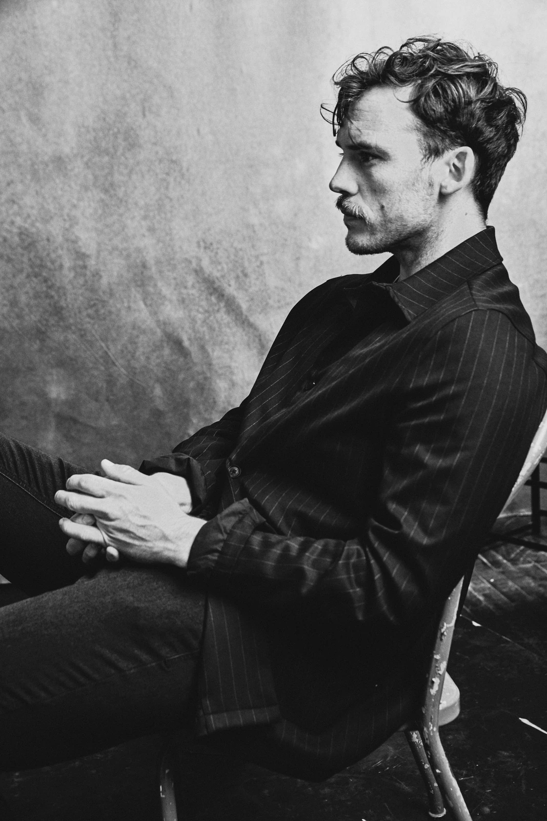 Sam Claflin photographed by Austin Hargrave