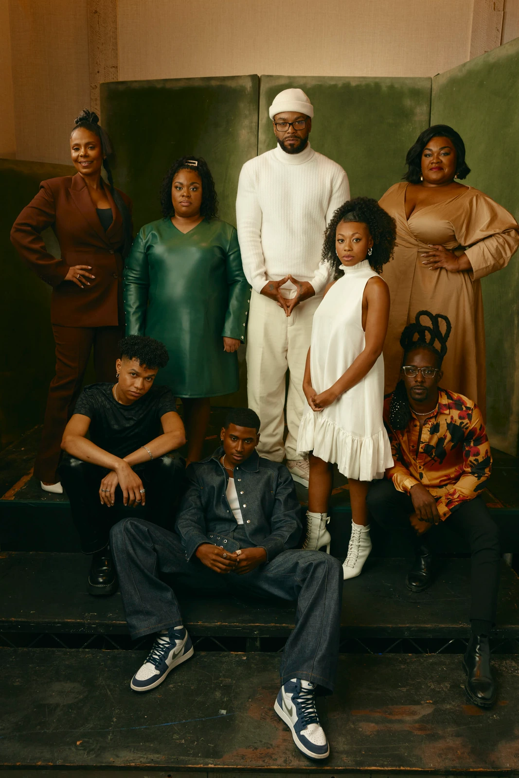Sanaa Lathan, Method Man, Da'Vine Joy Randolph, Angie Thomas and cast of The Hate U Give at TIFF 2022, warm studio tones.